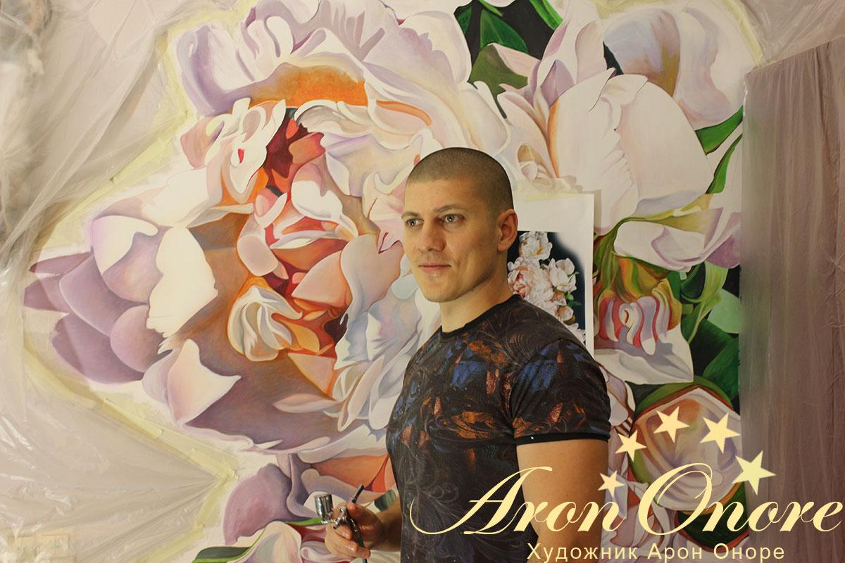 процесс художественной росписи стен в москве квартиры студии